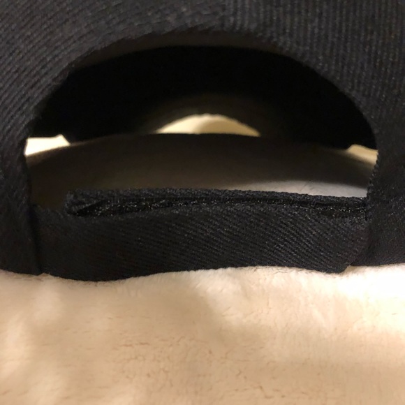 Vintage 🆕 Harley Davidson Motorcycle Baseball Cap Hat Black w/ Orange Flames - Picture 4 of 4